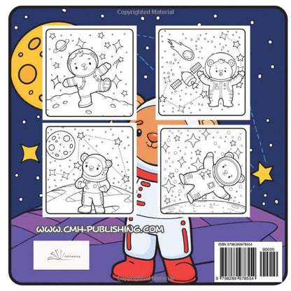 Cosmic Adventures: A Space Coloring Book for Kids, Teens & Adults