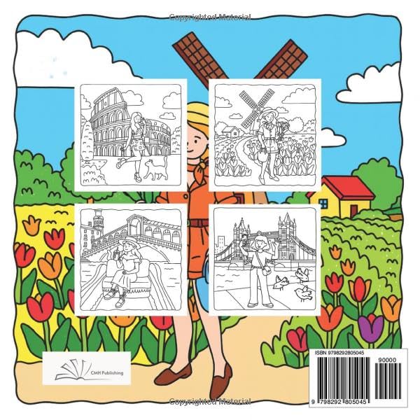 Cozy Girl Relaxing Vacation Days Coloring Adventure