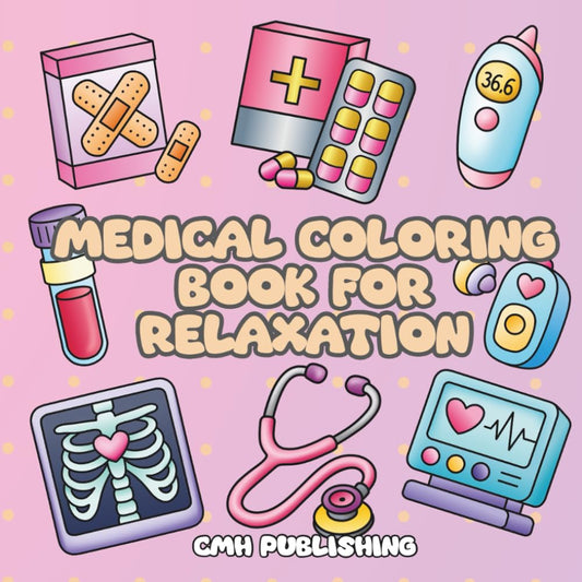 Bold Medical Coloring Book for Relaxation