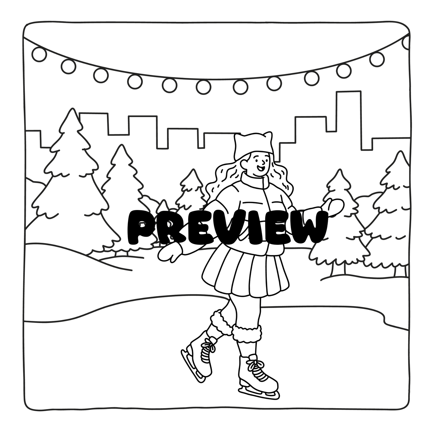 Cozy Curvy Women Coloring Pages, Digital Printable PDF Book