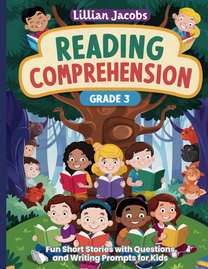 Reading Comprehension Grade 3: Fun Short Stories with Questions and Writing Prompts for Kids, Enhance Reading and Creative Writing