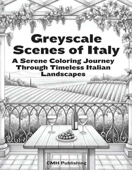 Greyscale Scenes of Italy