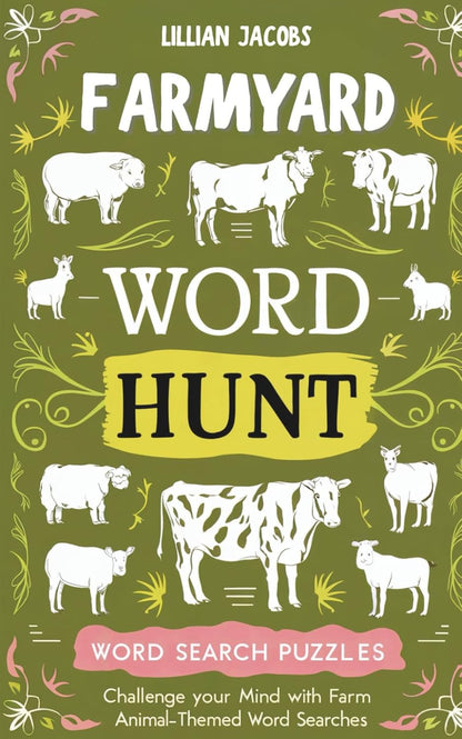 Farmyard Word Hunt: 80 Fun One Word Search Puzzles