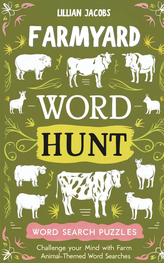 Farmyard Word Hunt: 80 Fun One Word Search Puzzles