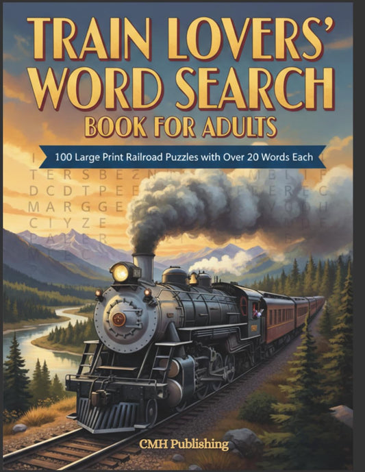 Train Lovers’ Word Search Book