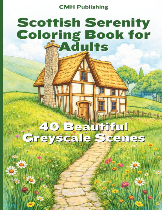 Scottish Serenity Coloring Book for Adults