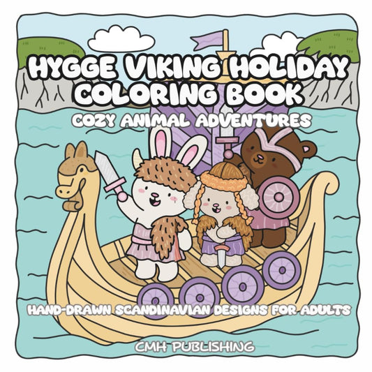 Hygge Viking Holiday Coloring Book