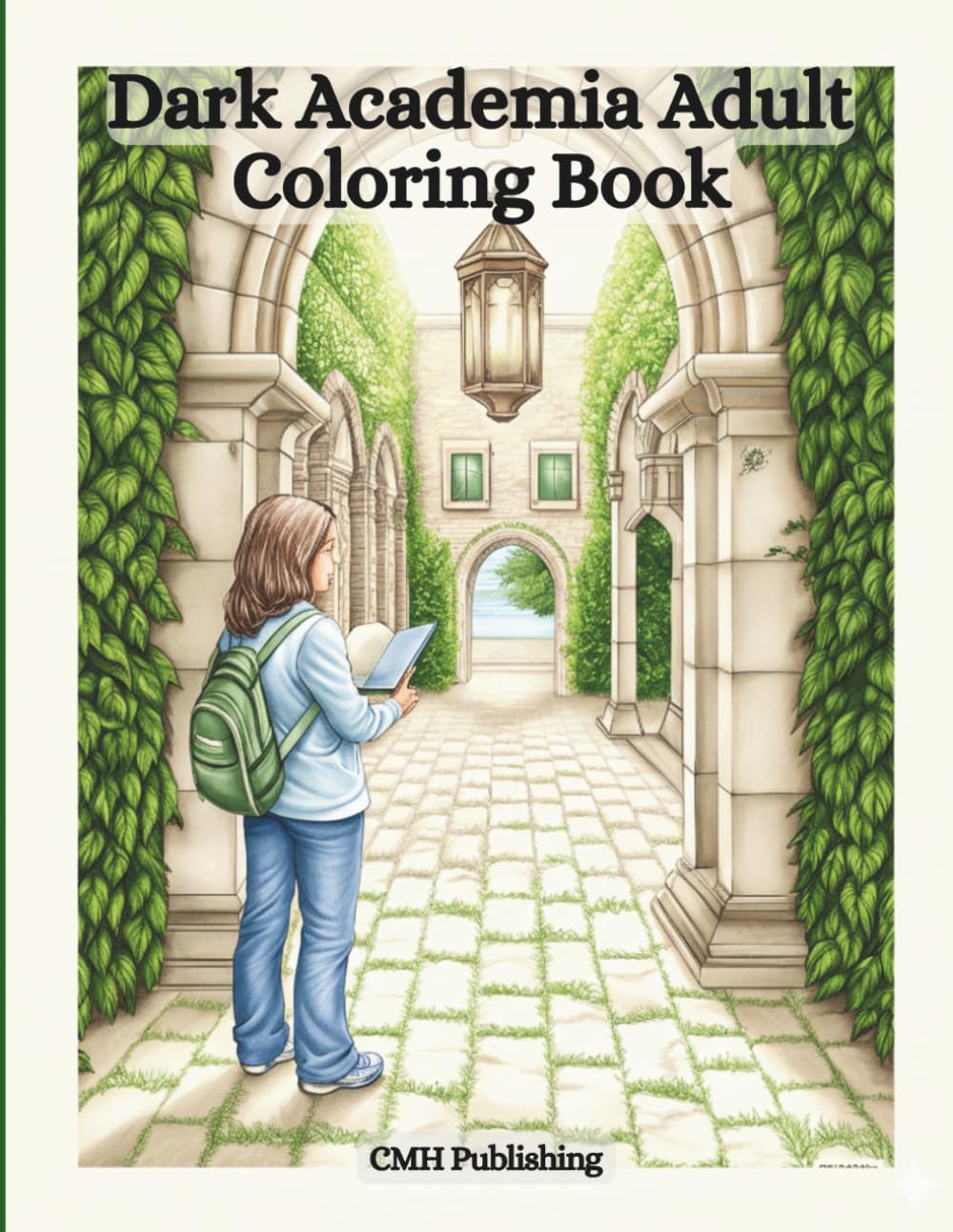 Dark Academia Coloring Book for Adults
