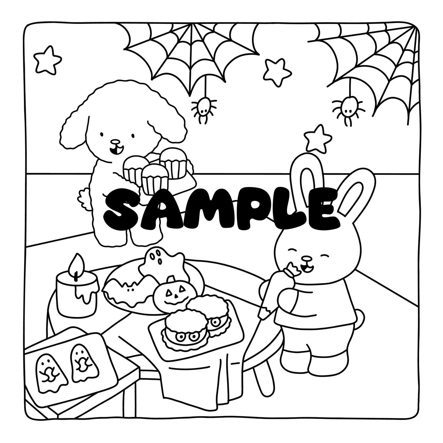 Halloween Coloring Book for Adults & Teens