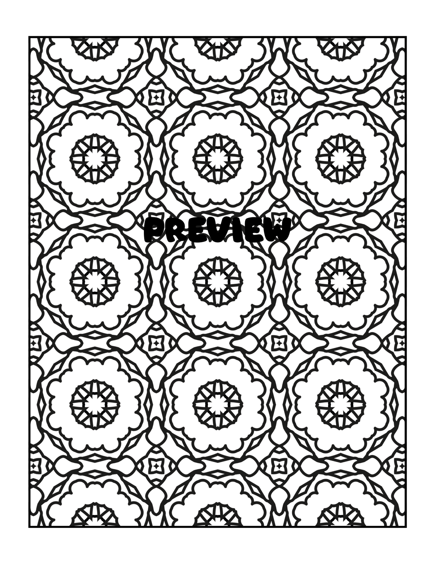 Challenging Patterns Coloring Book, PDF