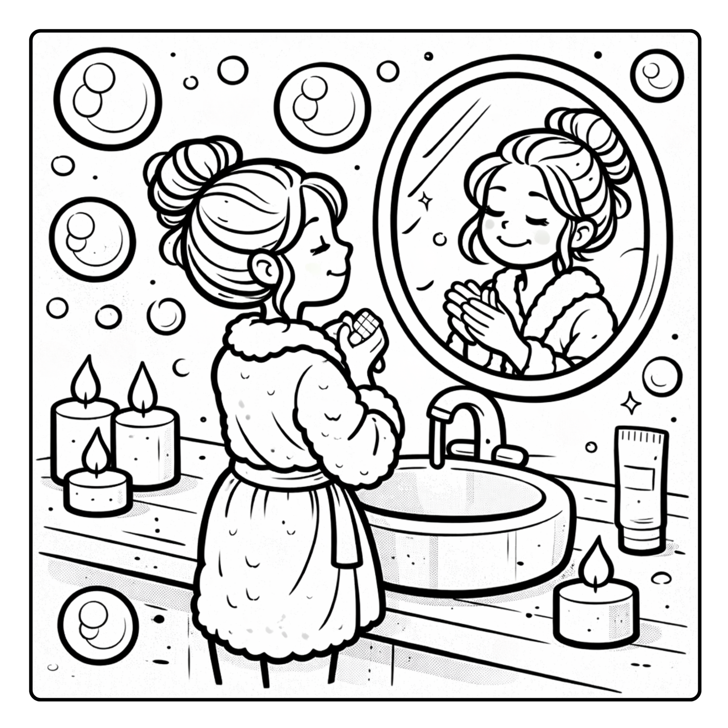 Cozy Girl Freebie - 11 Soft Life Pages to Color