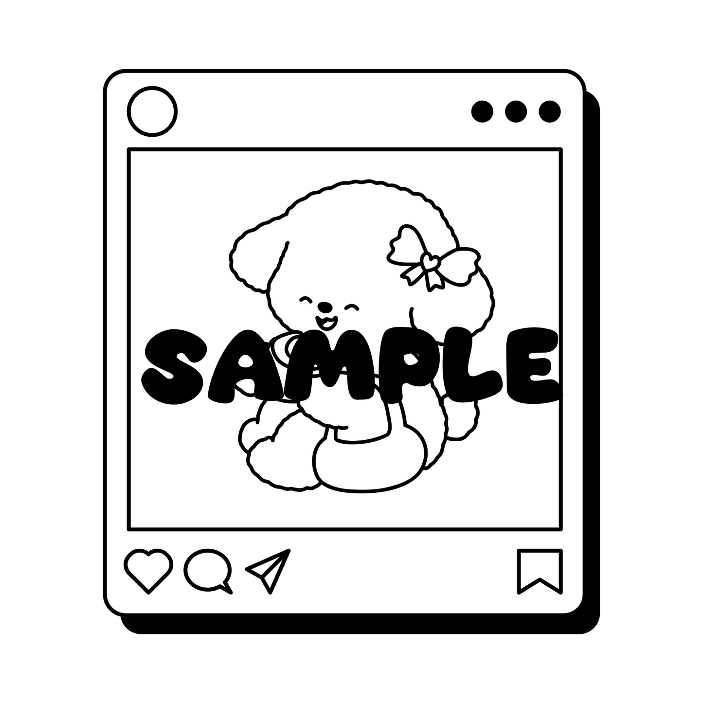 The Cozy Feed Coloring Book | 30 Social Media Inspired Designs | Simple Bold HandDrawn Relaxation Activity Digital Printable PDF