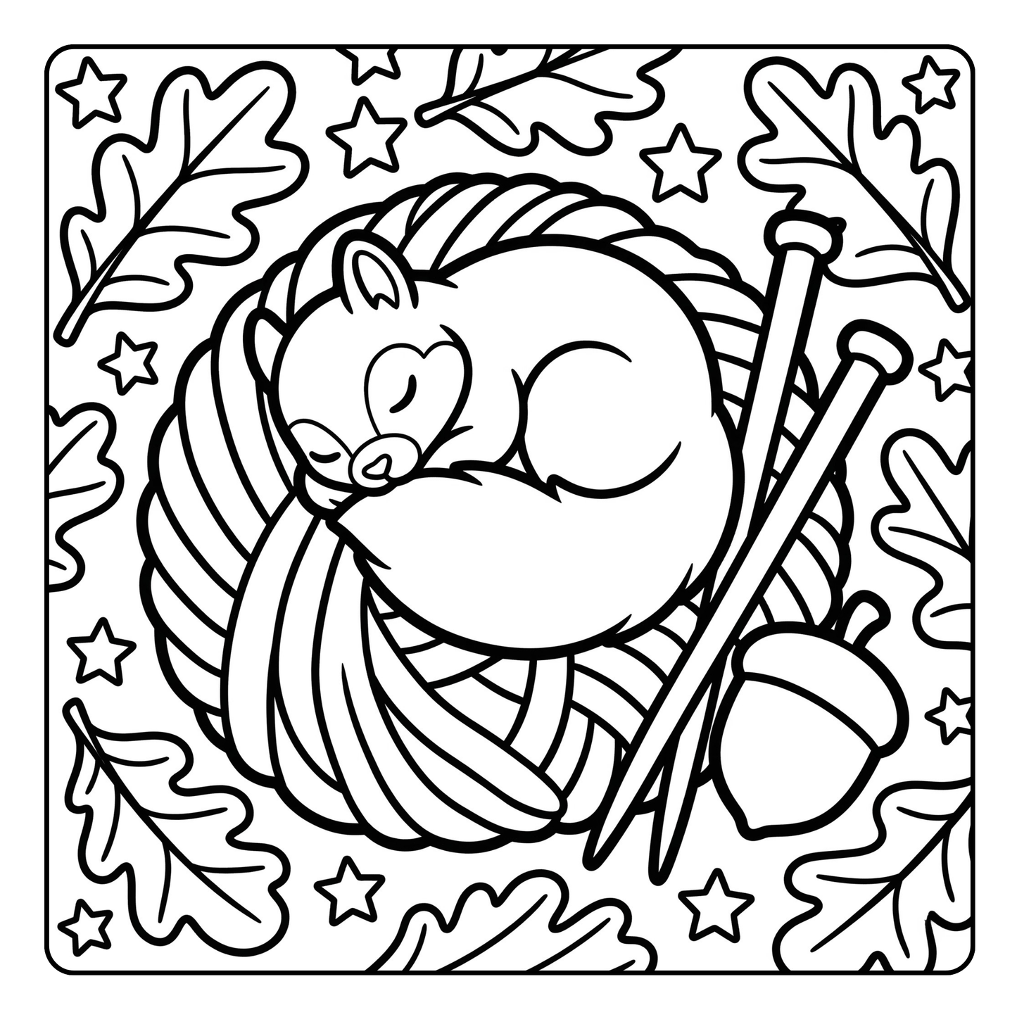 Cozy Sisters & Chunky Knits: Bold & Easy Little Women Inspired PDF Coloring Book