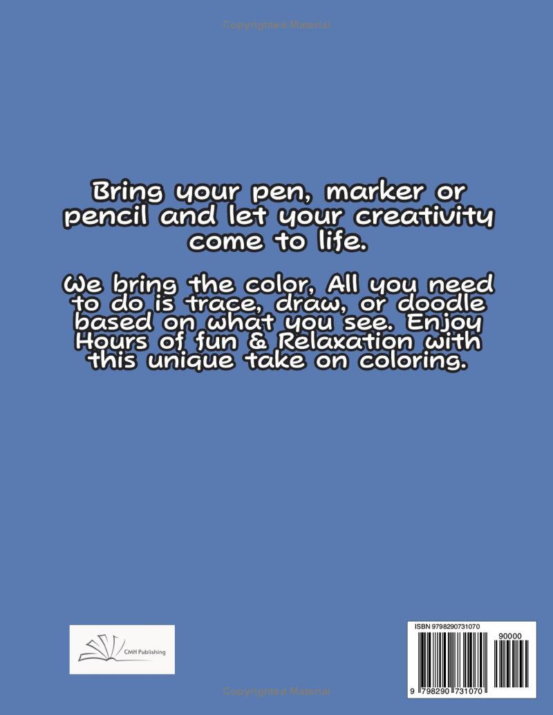 Reverse Coloring Book for Adults