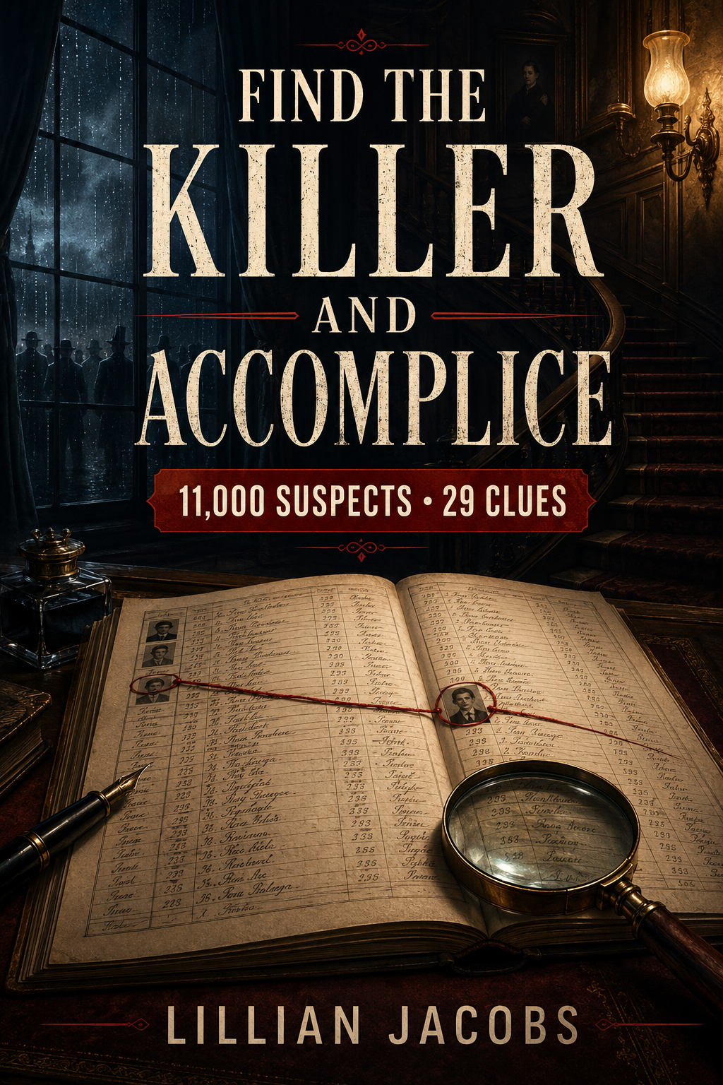 Find the Killer and Accomplice: An 11,000-Suspect Deduction Puzzle