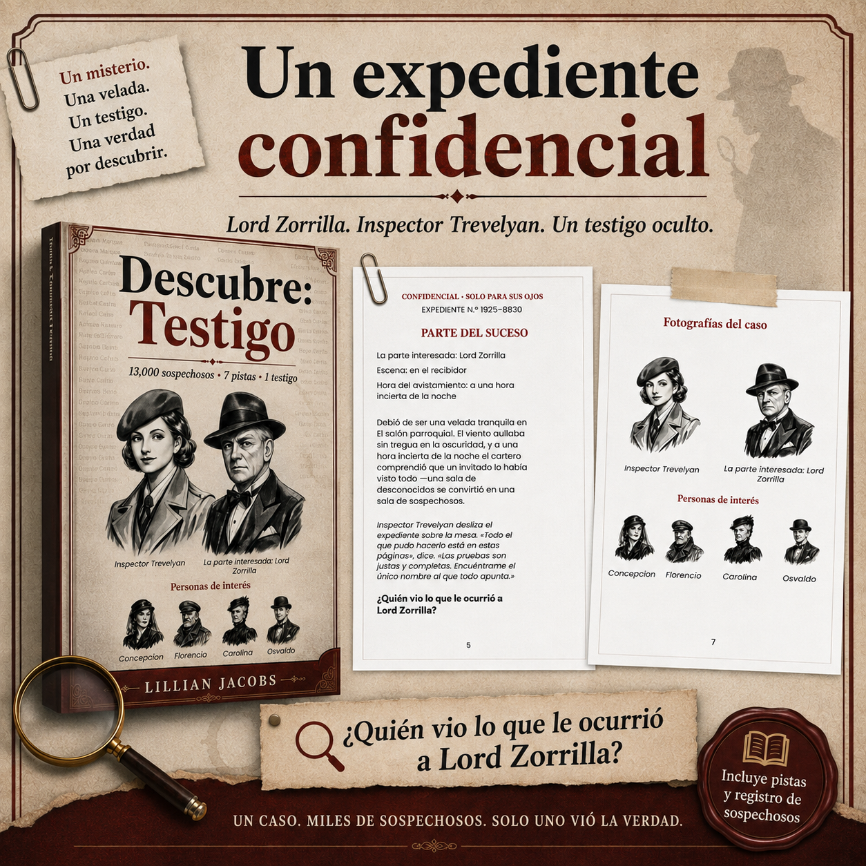 Encuentra al Testigo Printable PDF Puzzle