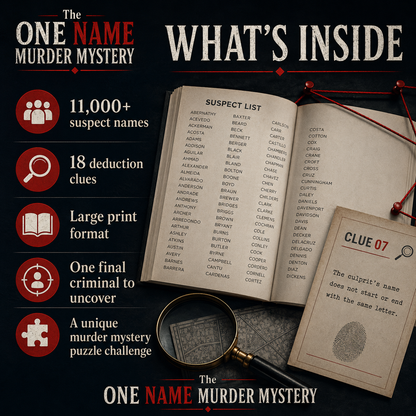 The One Name Murder Mystery