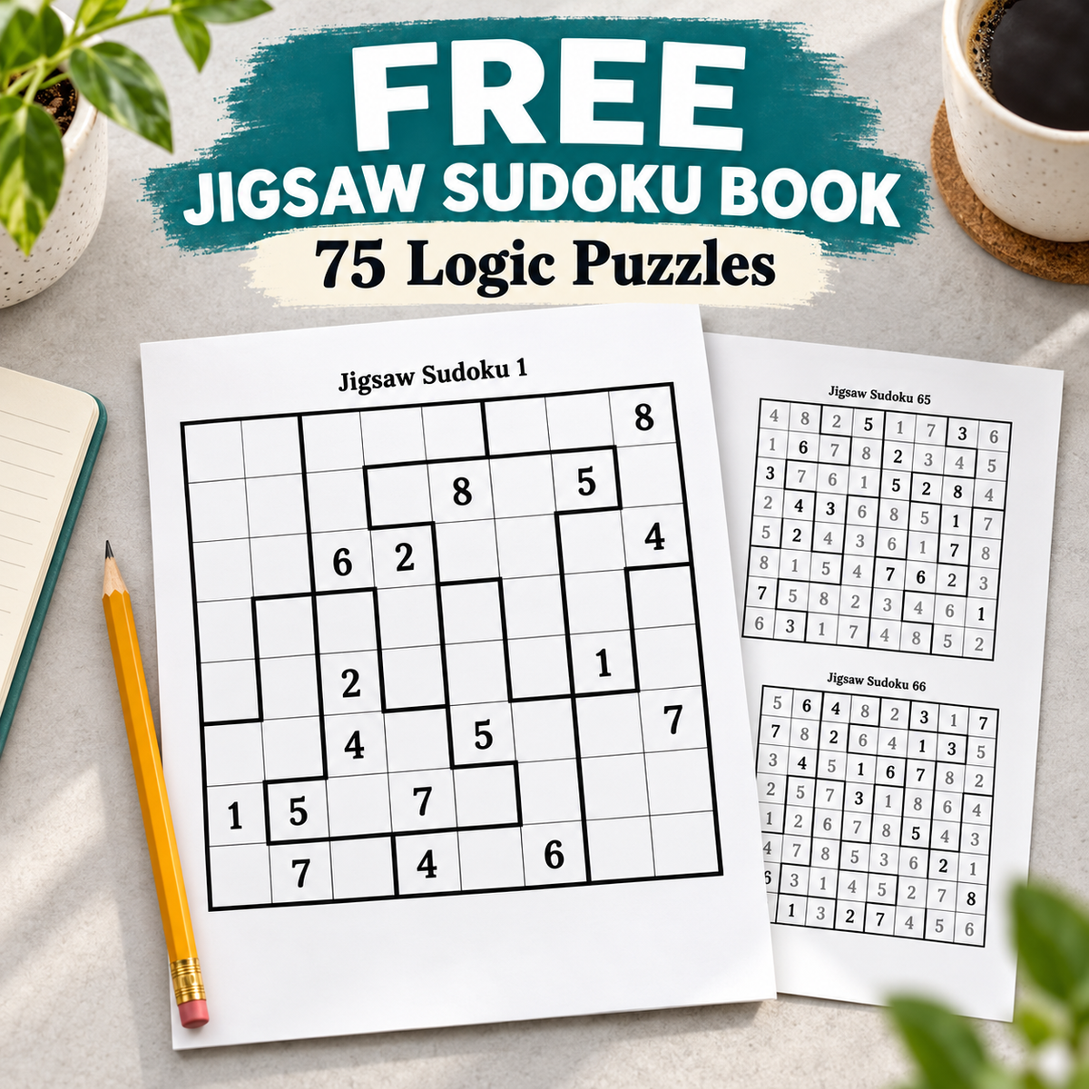 Jigsaw Sudoku - September Freebie
