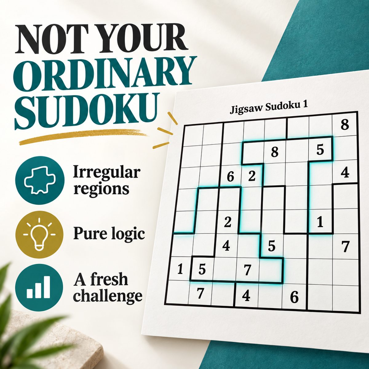 Jigsaw Sudoku - September Freebie