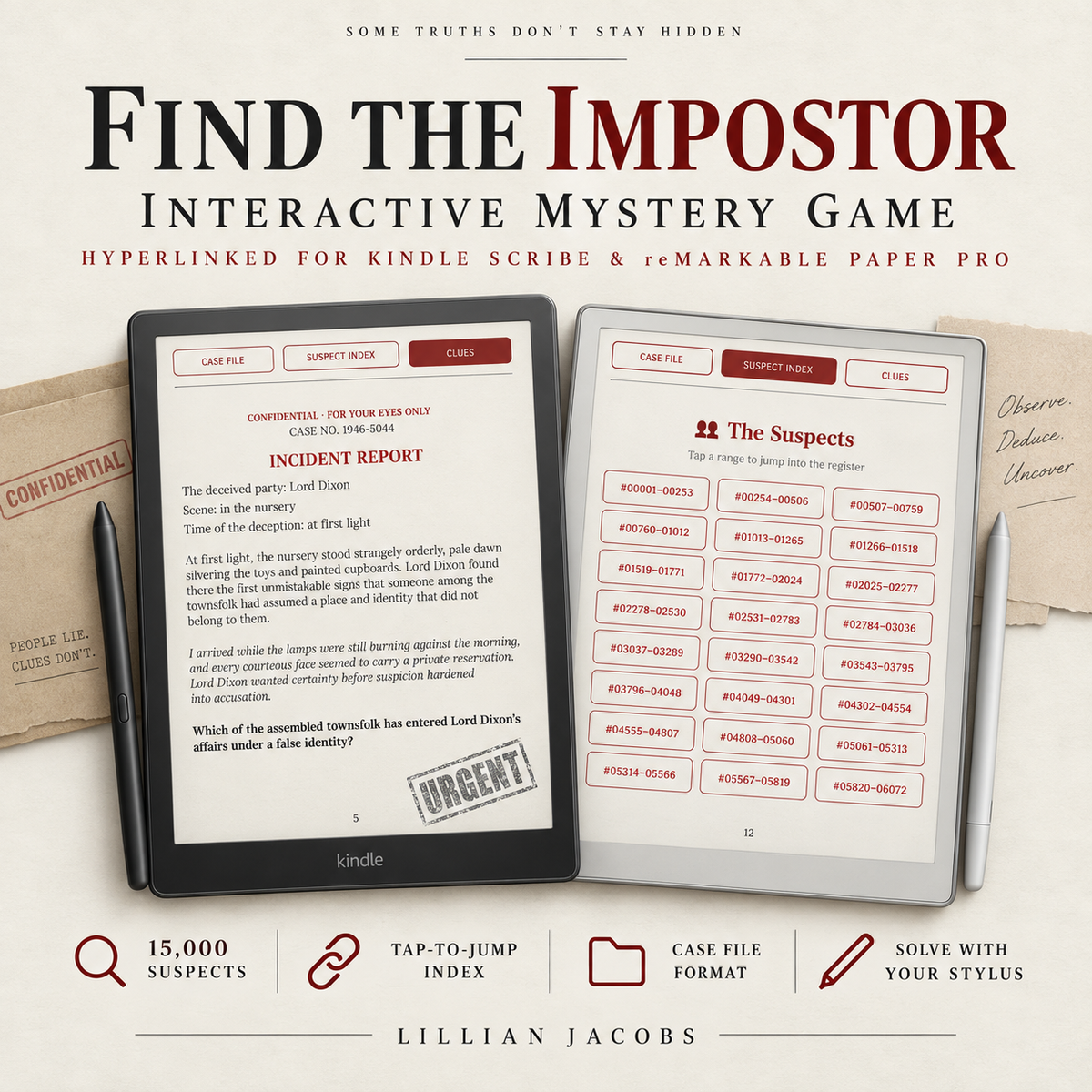 Find the Impostor Interactive Mystery Game