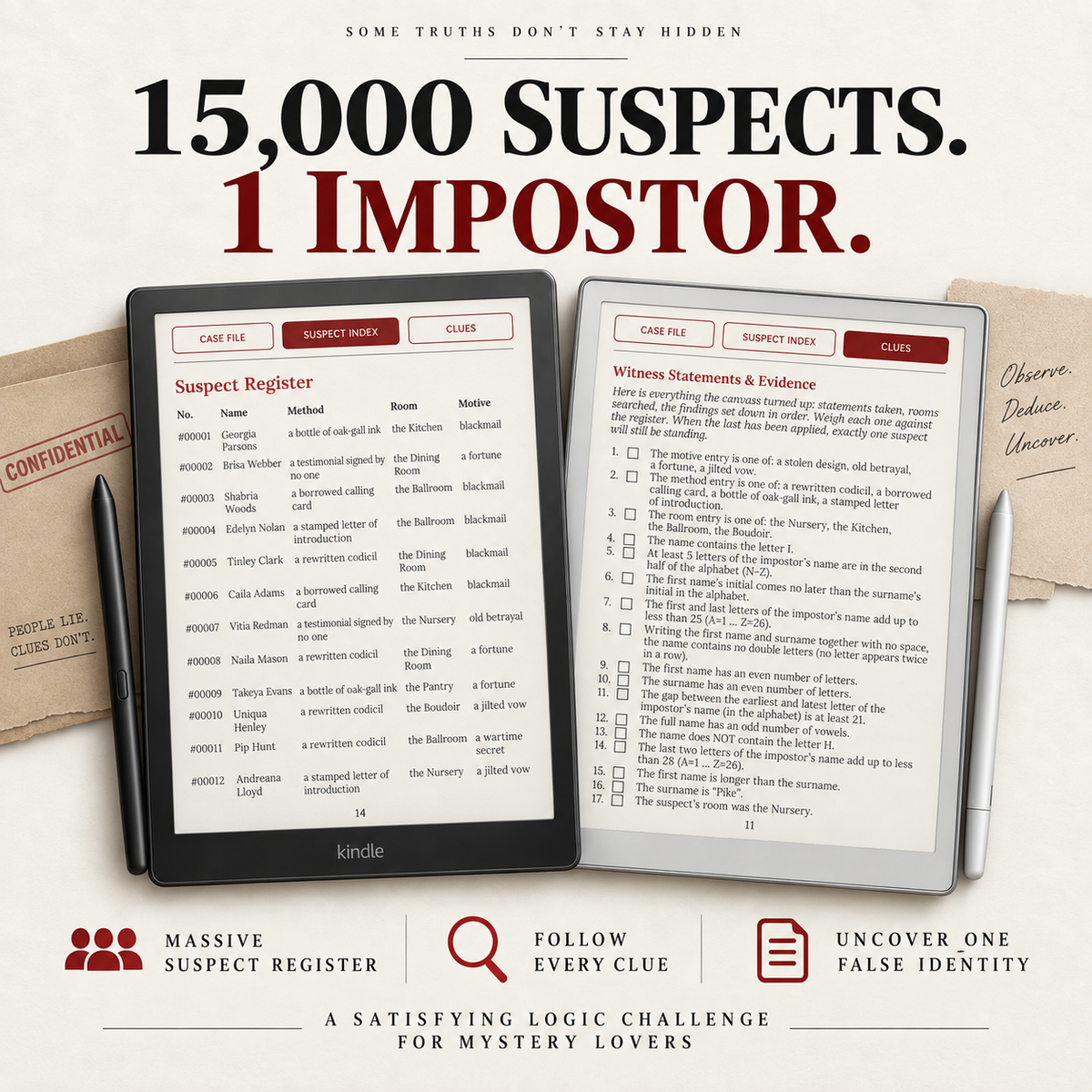 Find the Impostor Interactive Mystery Game