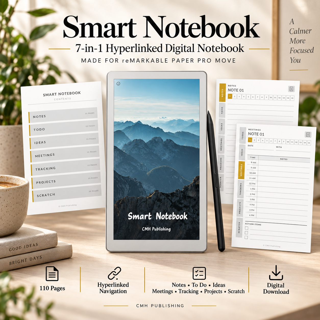 reMarkable Paper Pro Move Smart Notebook