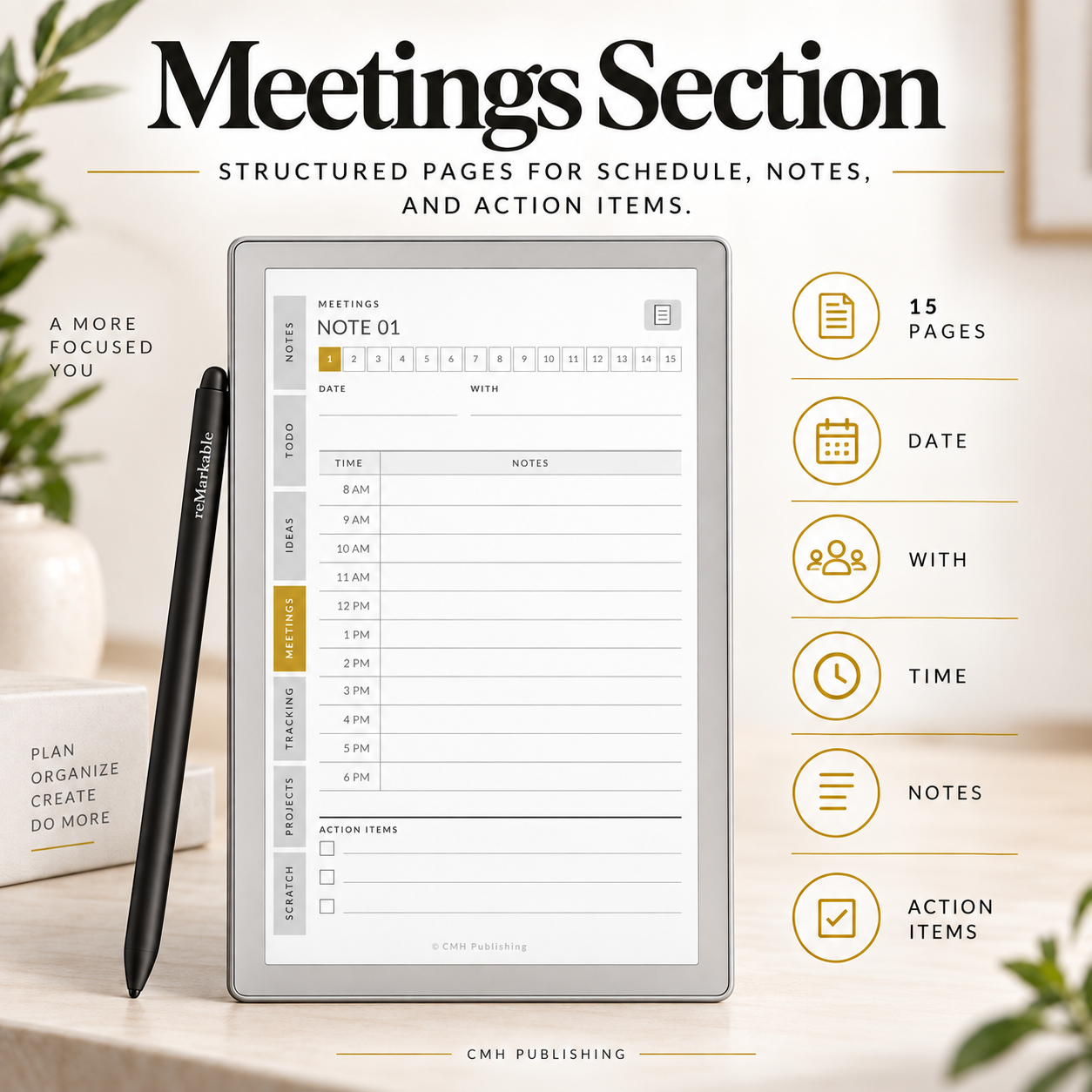 reMarkable Paper Pro Move Smart Notebook