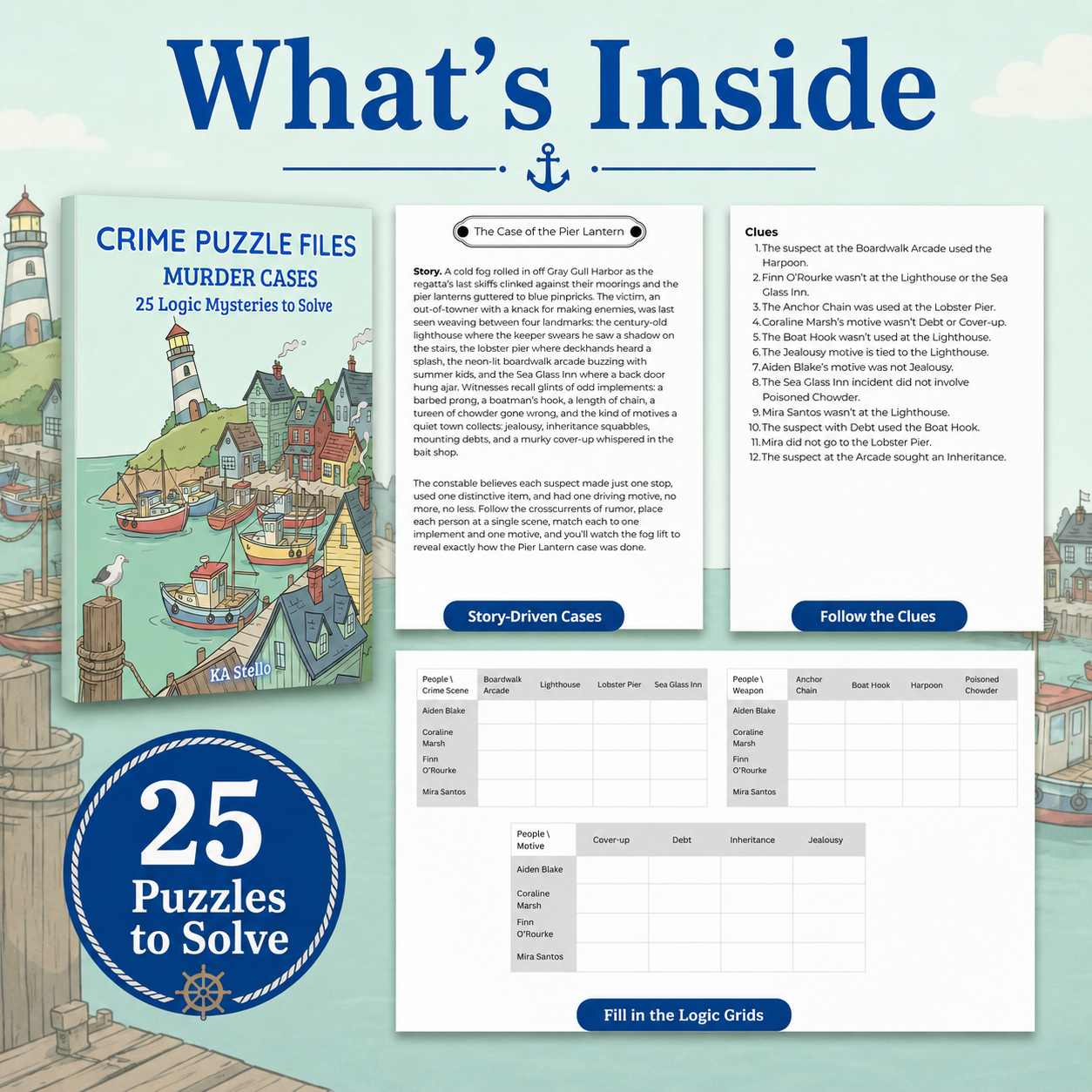 Crime Puzzle Files - Murder Cases