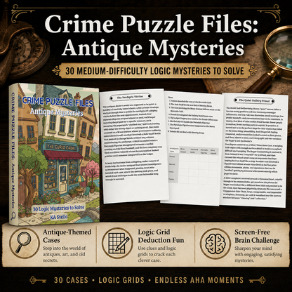 Crime Puzzle Files: Antique Mysteries