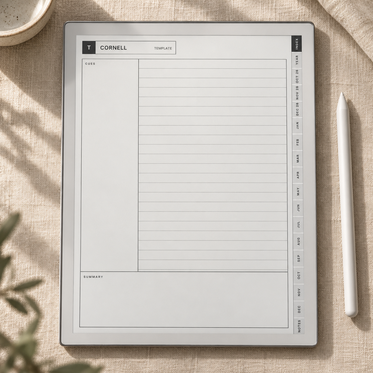 2026–2027 reMarkable Paper Pure Planner | 15-Month Daily & Weekly Digital Planner