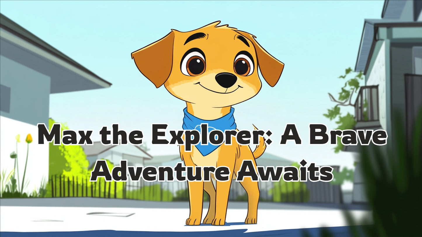 Max The Explorer A Brave Adventure Awaits | Children Digital Storybook Kids eBook Ages 3-8, PDF Download