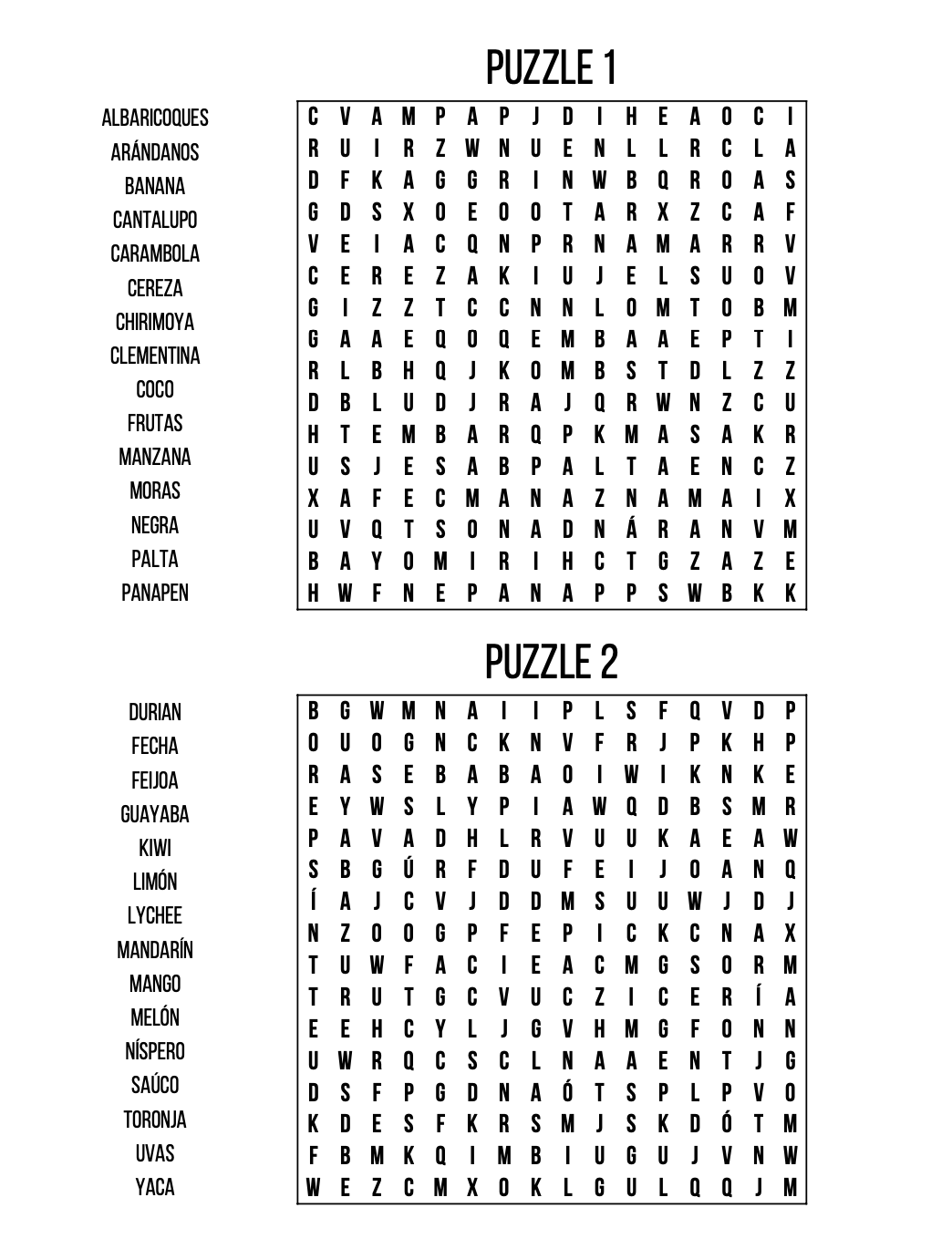 Spanish Word Search Book for Adults | 100 General Puzzles all In Spanish | Word Puzzles, Instant PDF Digital Download with Solutions