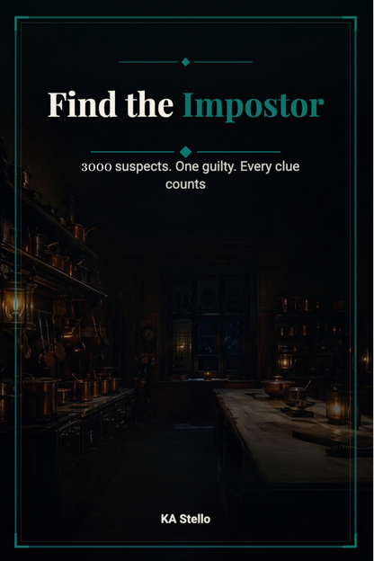 Find the Impostor: A Giant Deduction Puzzle Book for Adults
