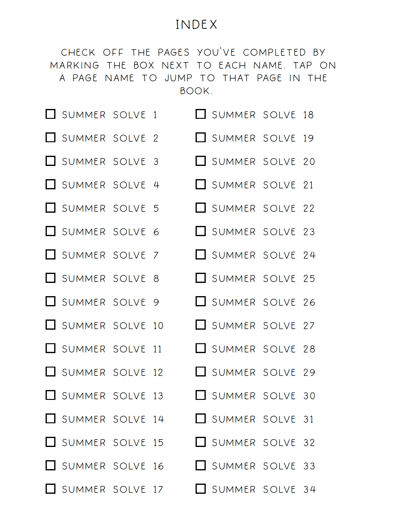 Interior puzzle preview from 'Summer Crosswords for Kindle Scribe' — crossword puzzle book by Lillian Jacobs