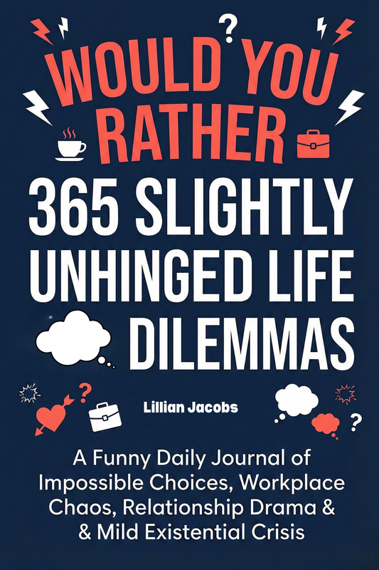 Kindle Scribe Digital Journal, Would You Rather: 365 Slightly Unhinged Life Dilemmas
