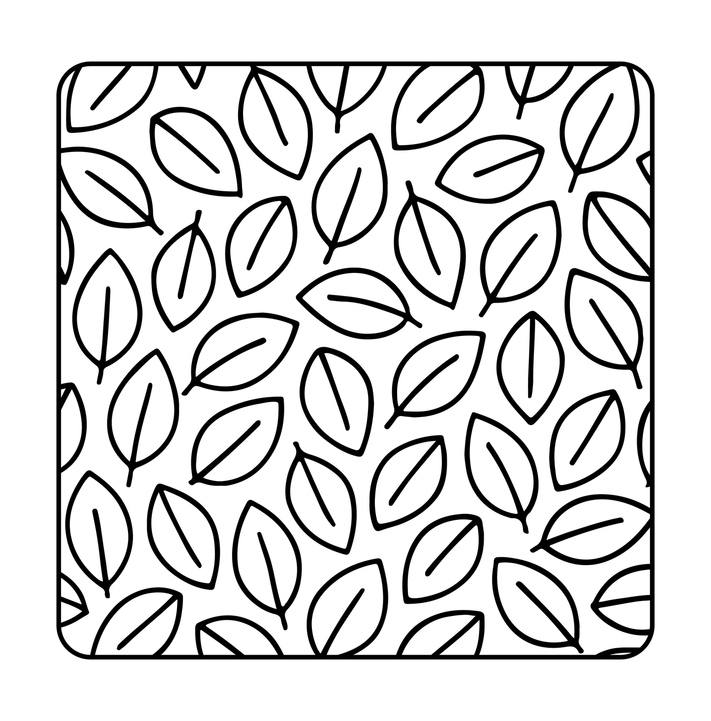 Bold & Easy Pattern Coloring Book – 43 Satisfying Designs for Relaxation, Instant Digital PDF Download