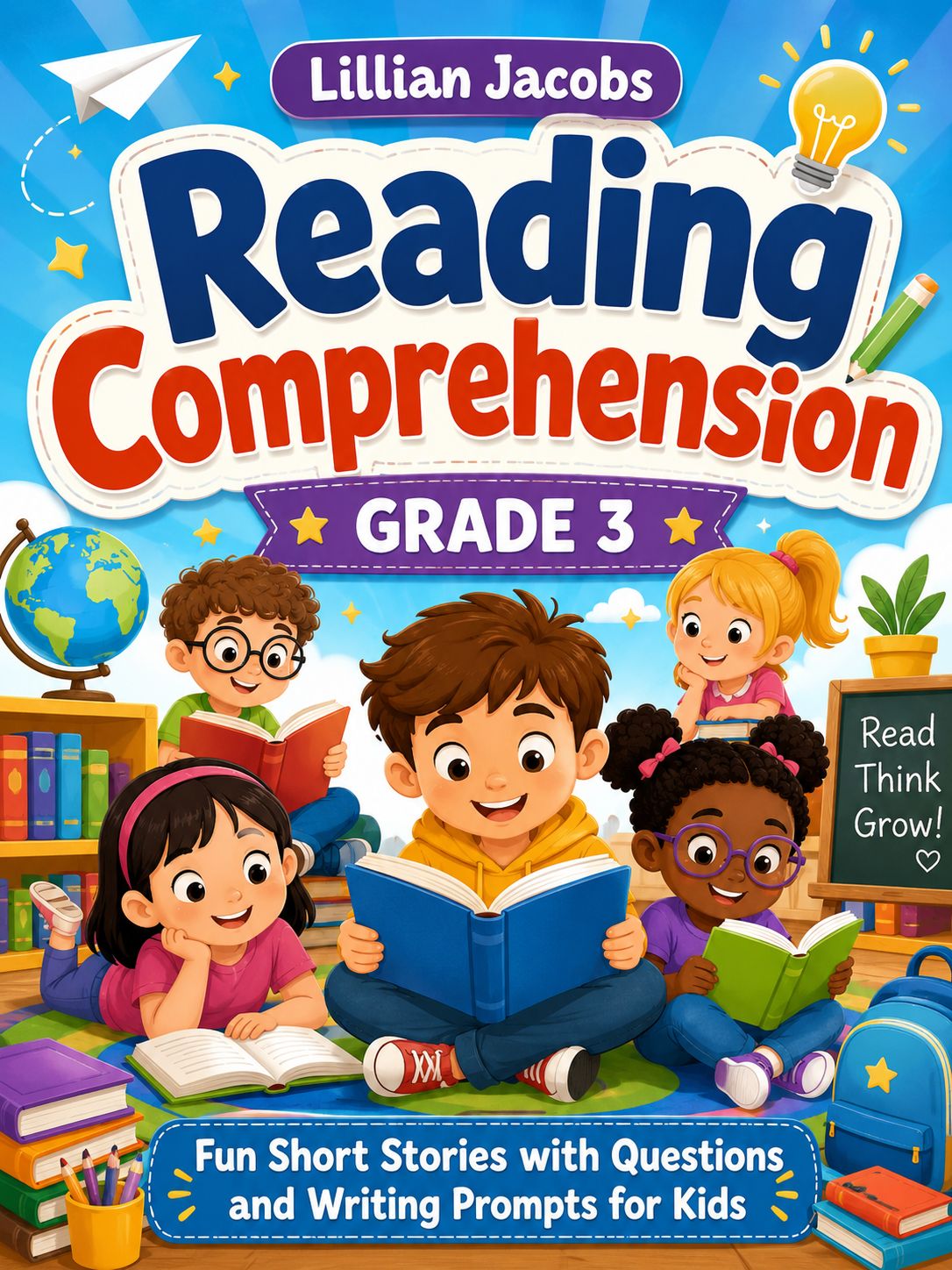 Reading Comprehension Grade 3: Fun Short Stories with Questions and Writing Prompts for Kids, Enhance Reading and Creative Writing