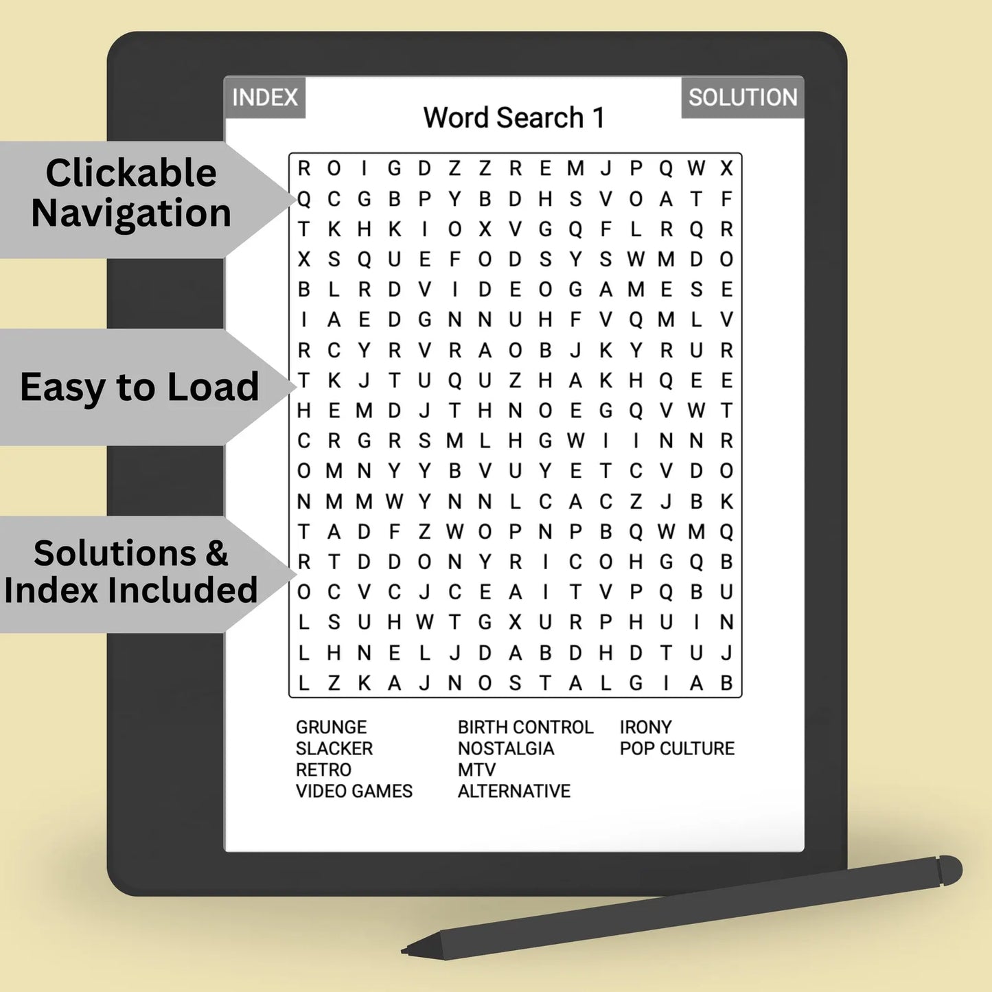 51 Kindle Scribe Word Search Puzzles, Forensics Theme
