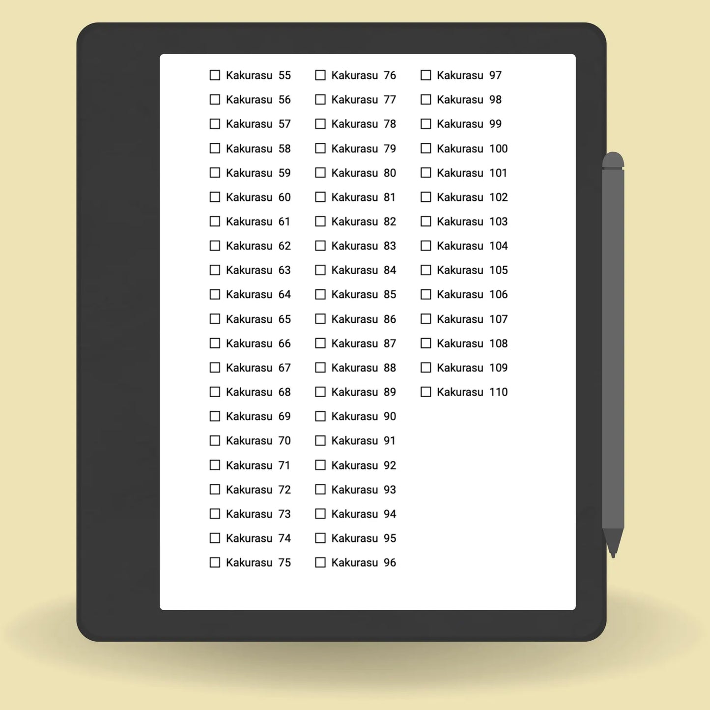 Kakuro Puzzles for Kindle Scribe Interactive Puzzle