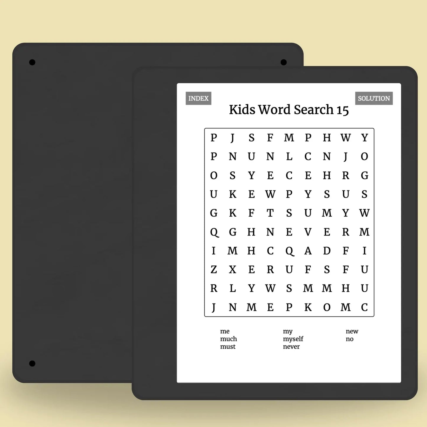 Sight Word Search Puzzles for Kids Kindle Scribe