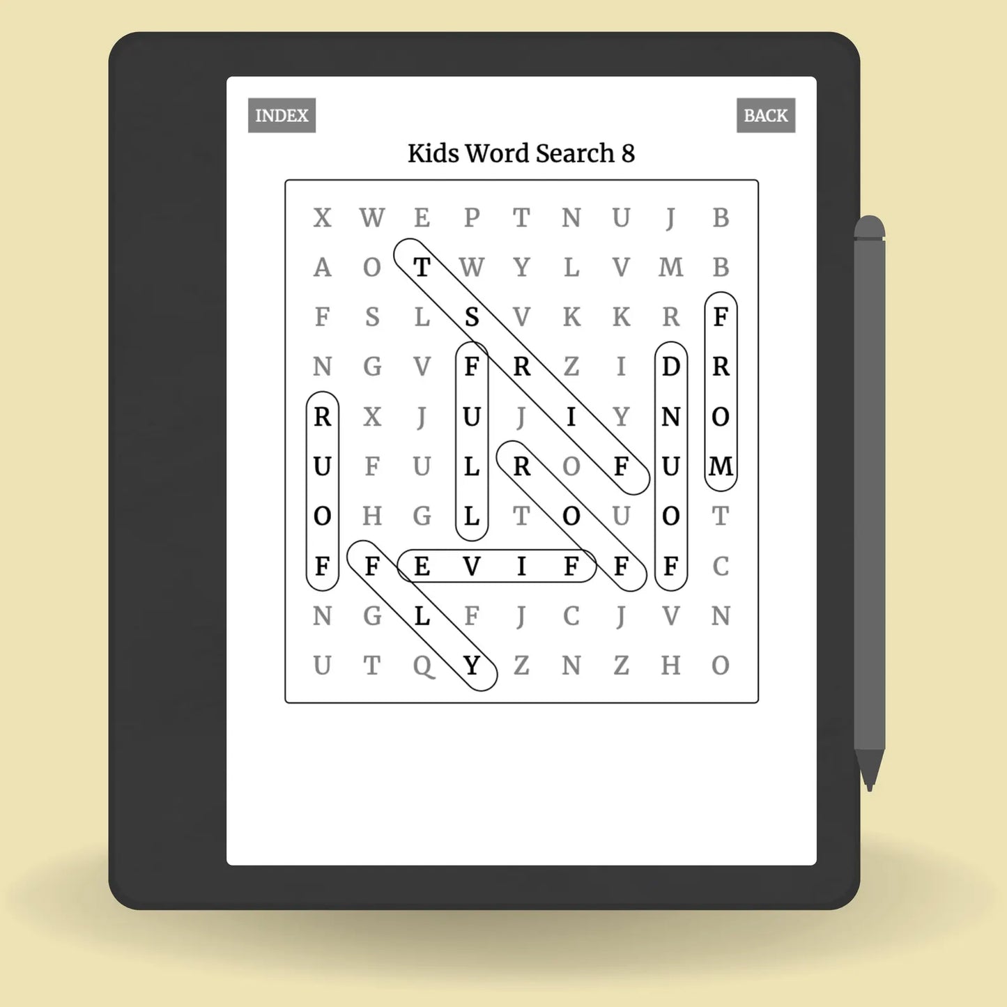 Sight Word Search Puzzles for Kids Kindle Scribe