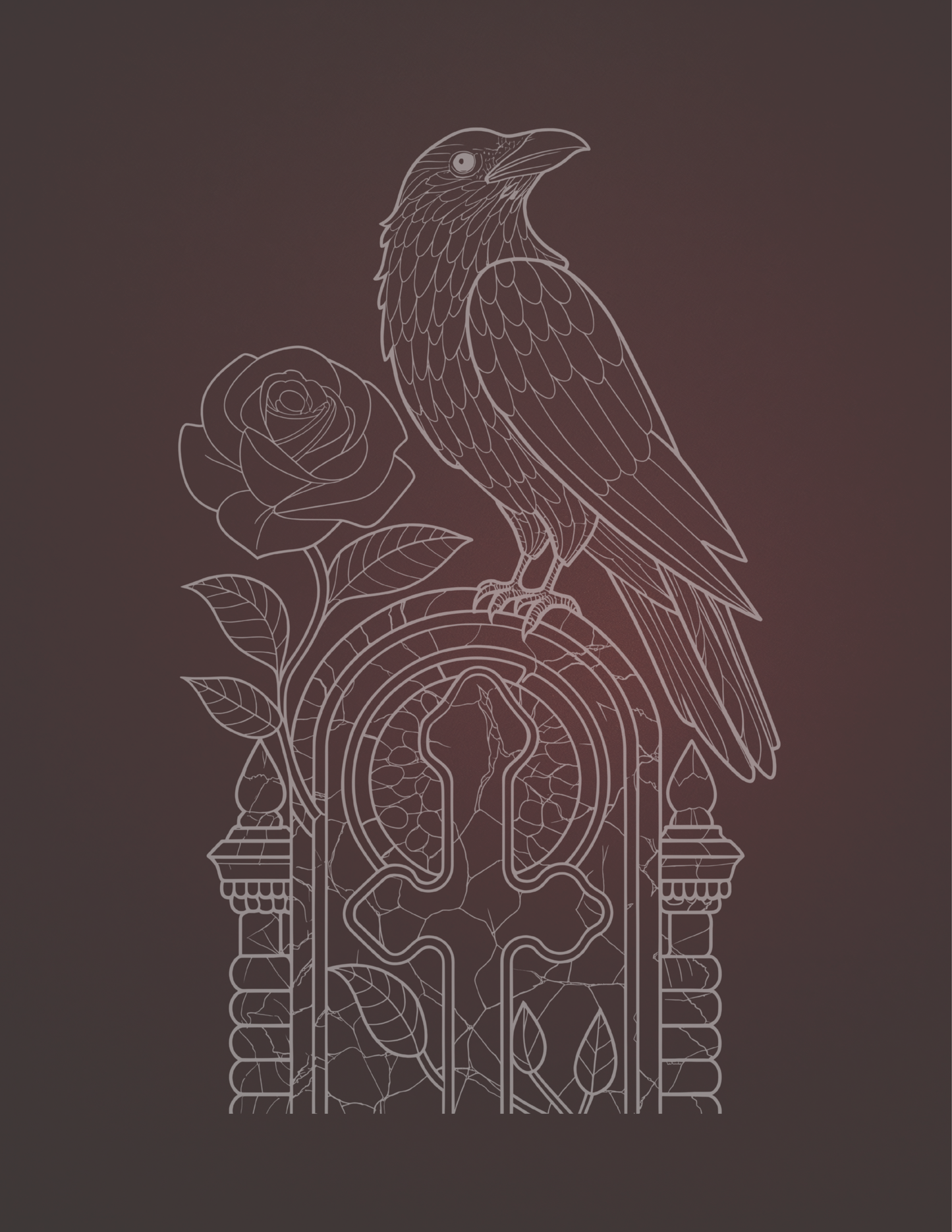 Gothic Ink Tracing Book