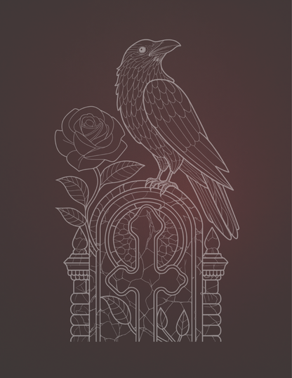 Gothic Ink Tracing Book