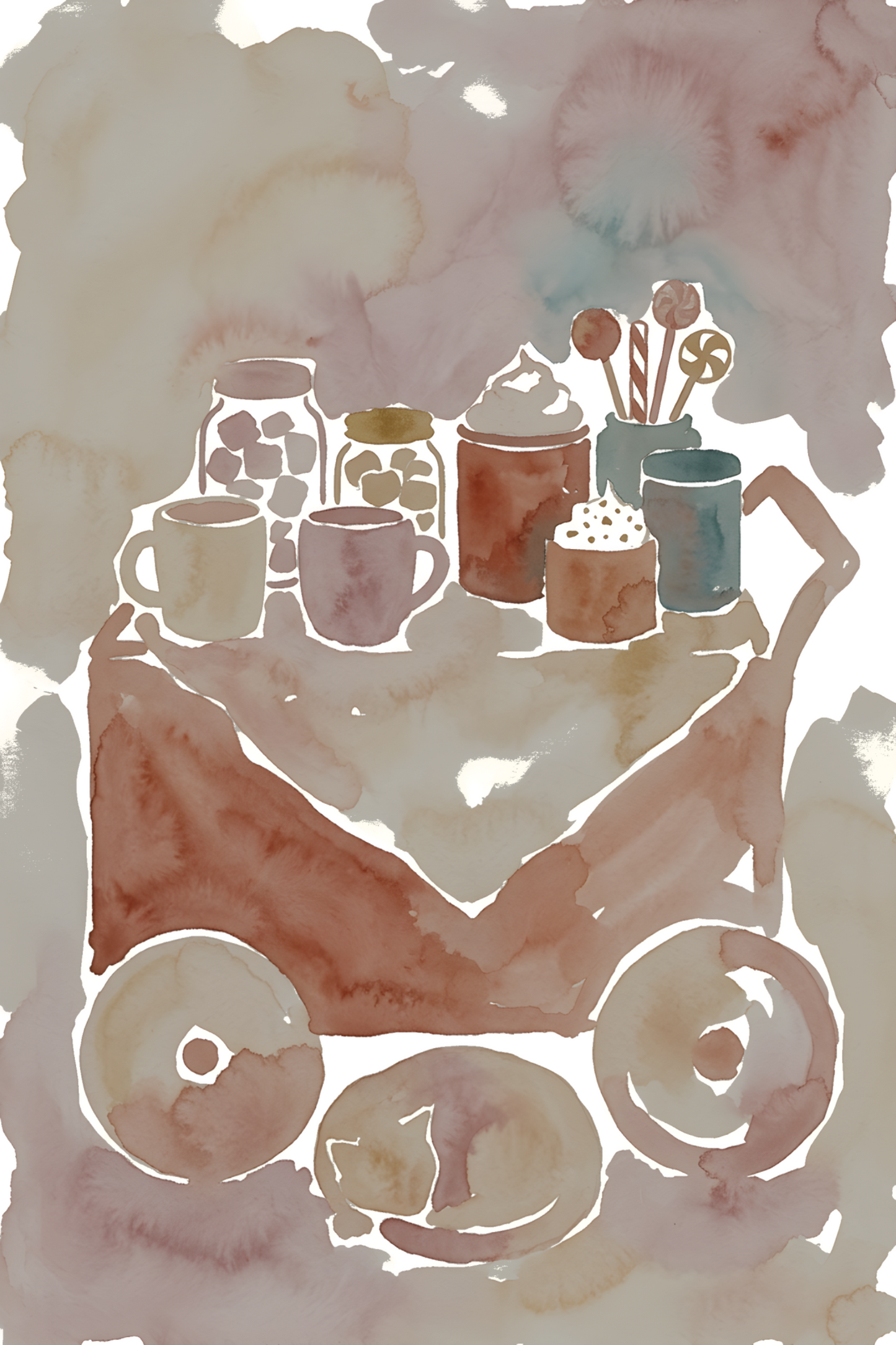 Hygge Fall Home Reverse Coloring Book