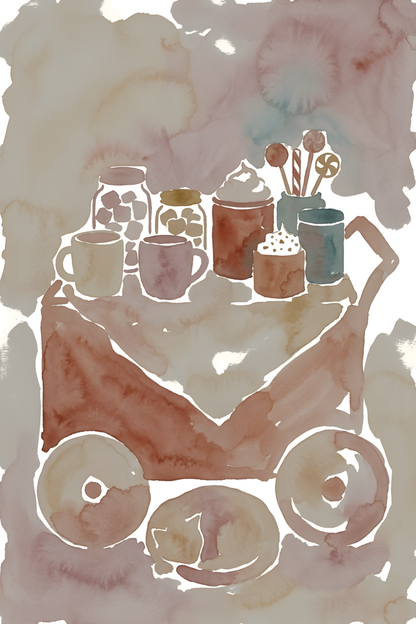 Hygge Fall Home Reverse Coloring Book