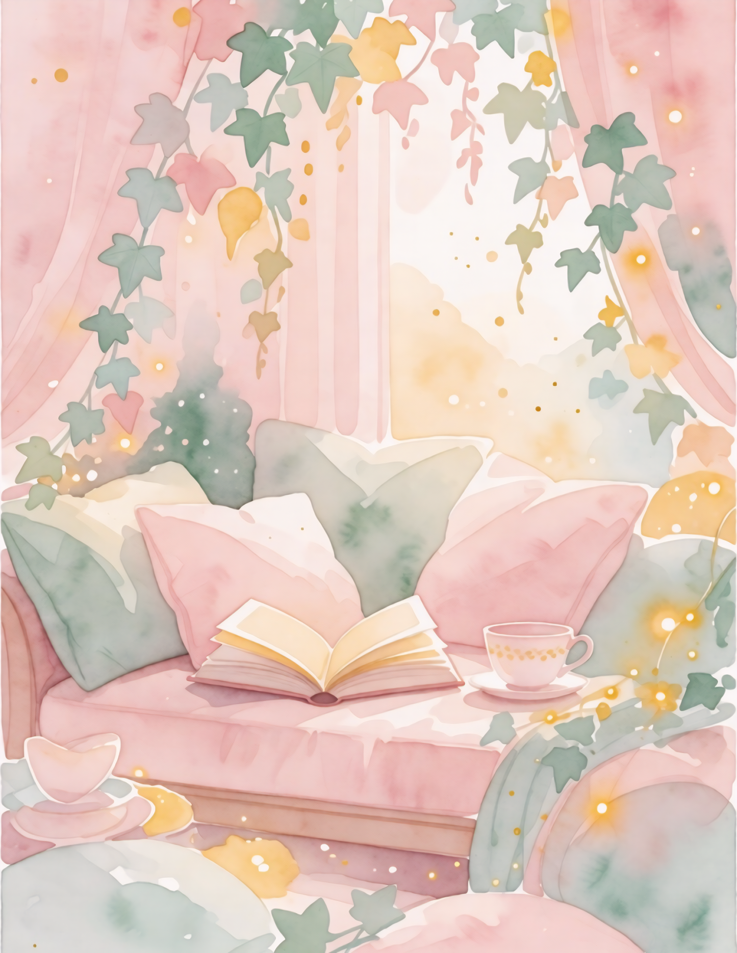 Enchanted Libraries: A Beginner-Friendly Reverse Coloring Book