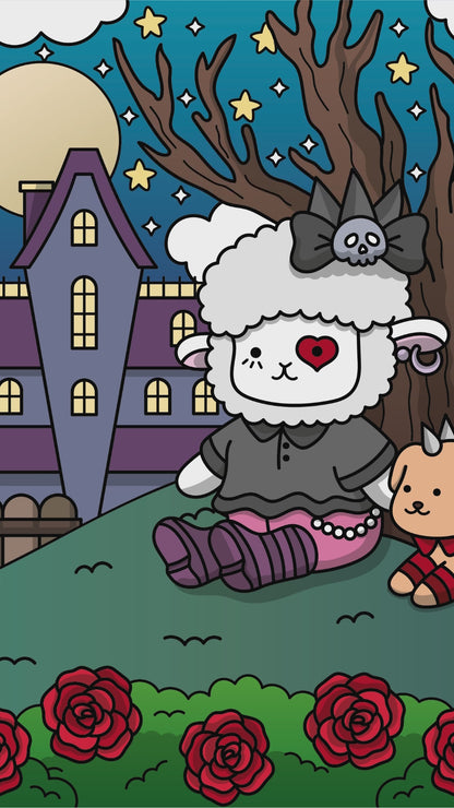 Punk Vibes and Cozy Chaos Coloring Book