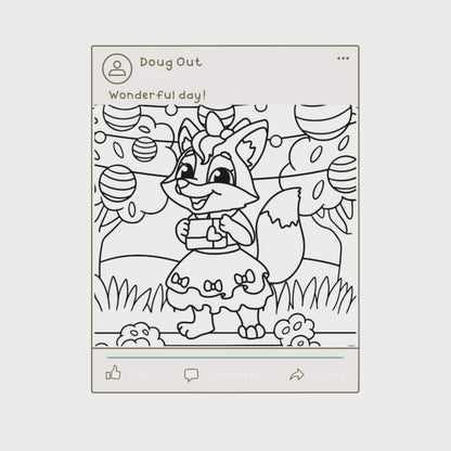 The Cozy Feed Cute Pics On My Socials Coloring Book